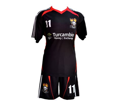 Uniforme De Futebol Vermelho E Preto A Spenassatto Uniformes