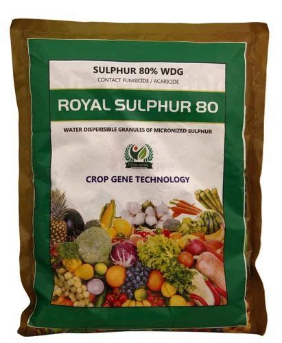 Sulphur 80 Wdg Contact Fungicide Bag 1 Kg 5kg At Rs 85kg In Surat