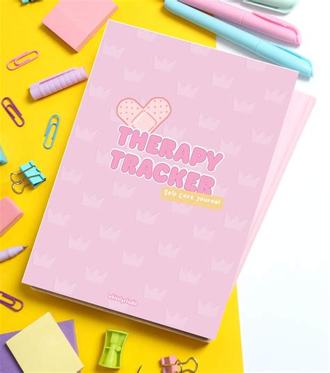 Cute Therapy Journal Cover Design