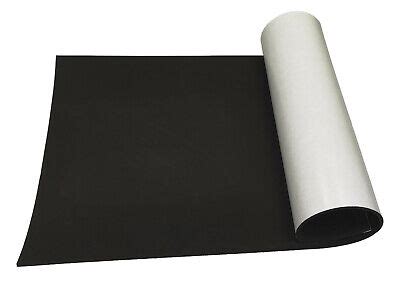 Adhesive Backed Black Neoprene Sponge Foam Sheet Various Sizes Mm