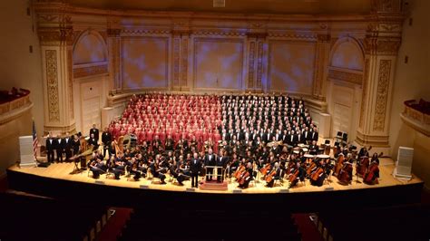 Mormon Tabernacle Choir Performs At Carnegie Hall In New York City