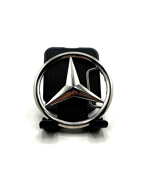 Mercedes Benz Star Logo Belt Buckle Gem