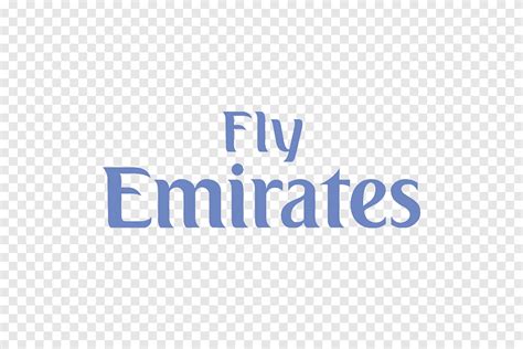 Logo Emirates Madrid Airline Brand Logo Fly Emirates Blue Text Png