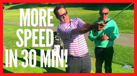 HOW TO INCREASE GOLF SWING SPEED IN 30 MINUTES! - FOGOLF