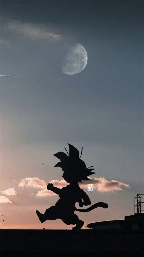 The Silhouette Of A Person Running In Front Of A Full Moon With A Sky