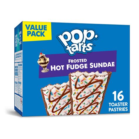 Pop Tarts Breakfast Toaster Pastries Frosted Hot Fudge Sundae Value Pack 16 Ct 27 Oz