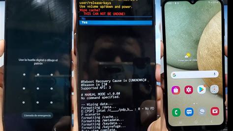 Hard Reset Samsung A12 Como Quitar Pin O Patron Huella Nueva Seguridad