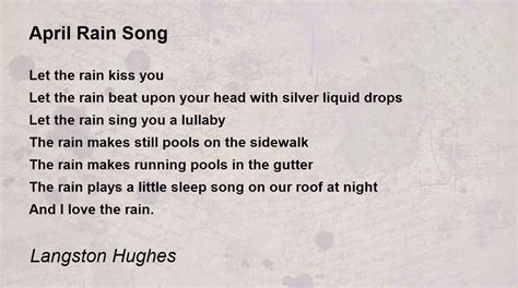 Poetry for All: Poems on Rain