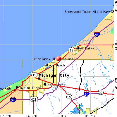 Michiana, Michigan (MI 49117) profile: population, maps, real estate ...