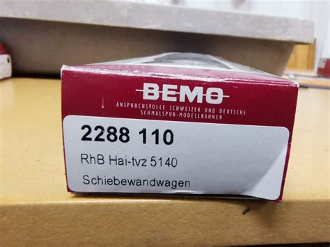 Bemo 2288 110 RhB Schiebewandwagen Hai Tvz 5140 Kaufen Auf Ricardo