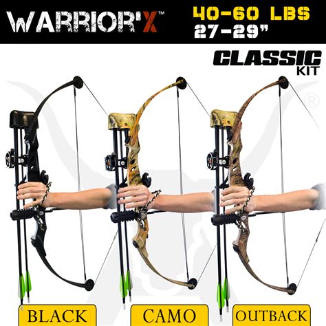 Brand New 40 60lbs Apex Warriorx Compound Bow Camo Archery Hunting