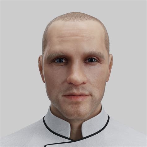 Male head 3D Model $29 - .max - Free3D