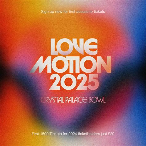 Crystal Palace Bowl - London - Upcoming Events & Tickets