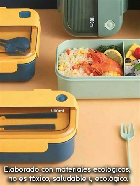 Lunch Box Food Container 2 Divisions Lunch Box Bento Box Lunch Box