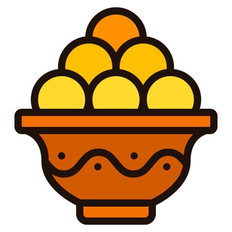 Laddu Generic Outline Color icon