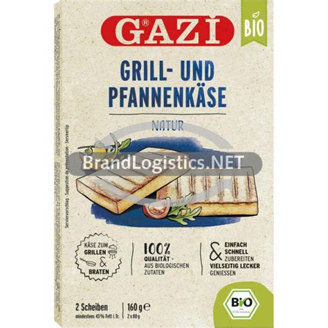 GAZi Bio Grill und Pfannenkäse Natur 2x80 g