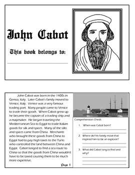 John Cabot Timeline Printable For Kids - Tedy Printable Activities