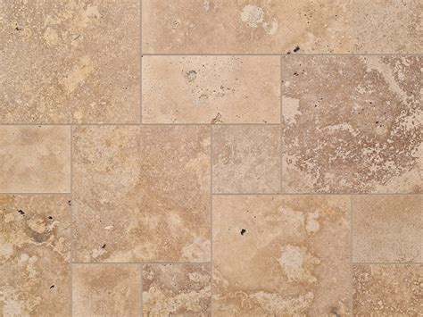 Noce Antique Travertine Cross Cut Unfilled Brushed Tile Natamar