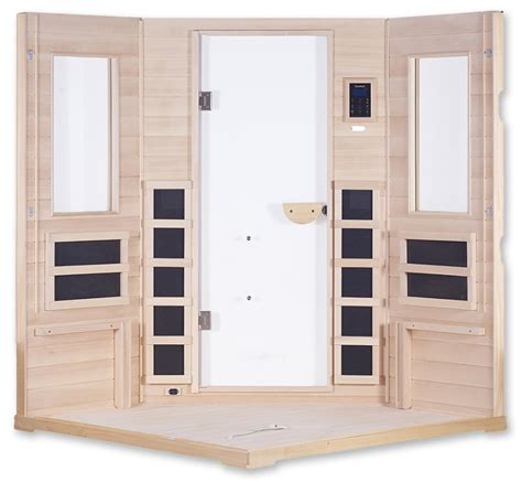 Clearlight Premier IS C 3 4 Person Corner Infrared Sauna Clearlight