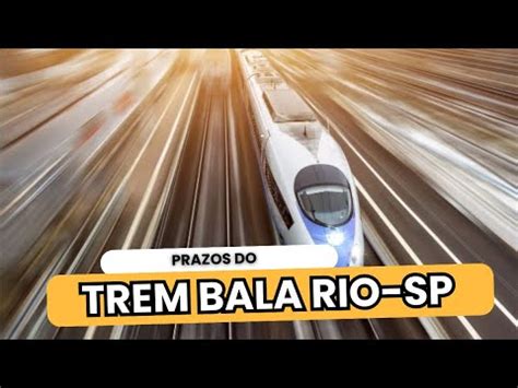 Projeto De Trem Bala Entre Rio E Sp Deve Ser Conclu Do Neste Ano Youtube