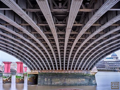 Under Blackfriars Bridge, London - Fine Art Photograph - PROKOS