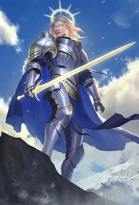 Artwork Of Aasimar Paladin