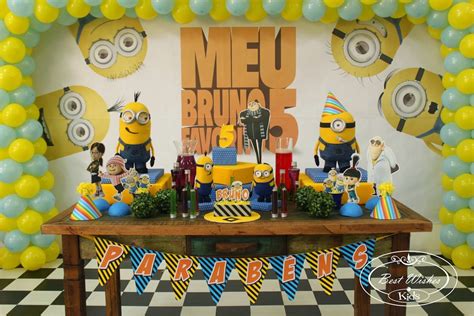 Ideias Para Festa Tema Minions Festa Minions Festa Infantil