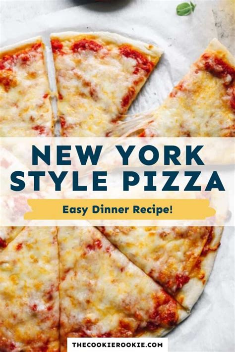 New York Style Pizza Recipe The Cookie Rookie