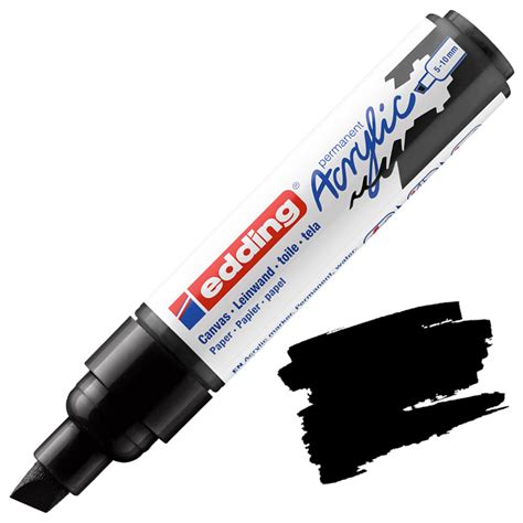 Departments Edding Permanent Acrylic Paint Marker Broad Mm Black