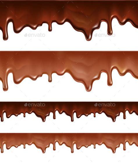 Melted Chocolate Dripping on White Background | Melting chocolate ...