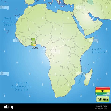 Map Of Ghana Hi Res Stock Photography And Images Alamy