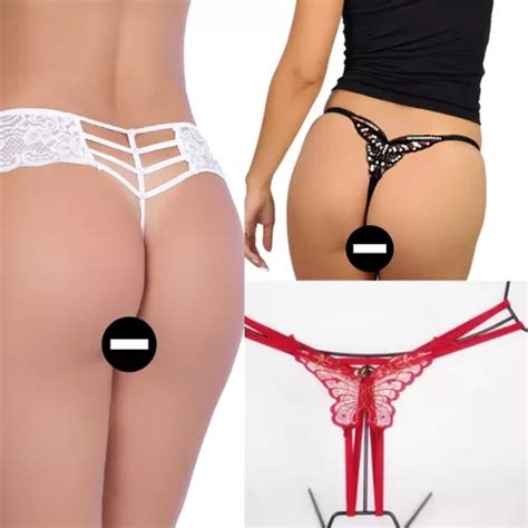 Kit Sex Shop 3 Calcinhas Sexys 1atena 1borboleta 1abertura Parcelamento Sem Juros