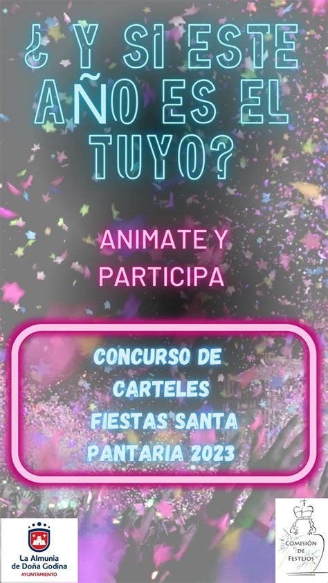 Concurso Carteles De Fiestas Santa Pantaria Ayuntamiento De La