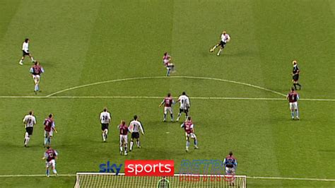 Paul Scholes Superb Volley For Manchester United Against Aston Villa