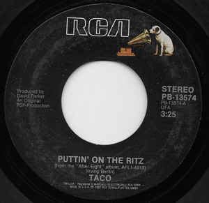 Taco - Puttin' On The Ritz (1982, Vinyl) | Discogs