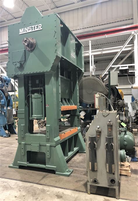 150 Ton Straight Side Press Used Minster E2 150 60X48 Press 5376