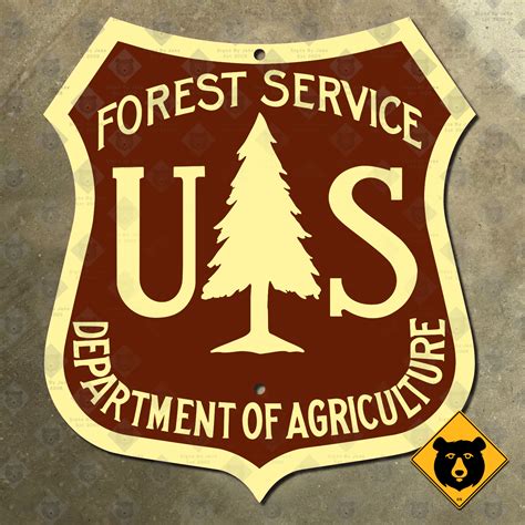 U.S. Forest Service shield logo sign - Signs by Jake