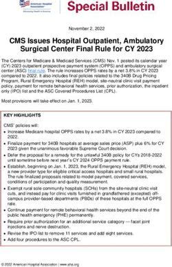 Cms Issues Hospital Outpatient Ambulatory Surgical Center Final Rule