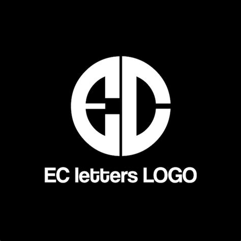 Conception Du Logo Vectoriel Des Lettres De La CE Vecteur Premium