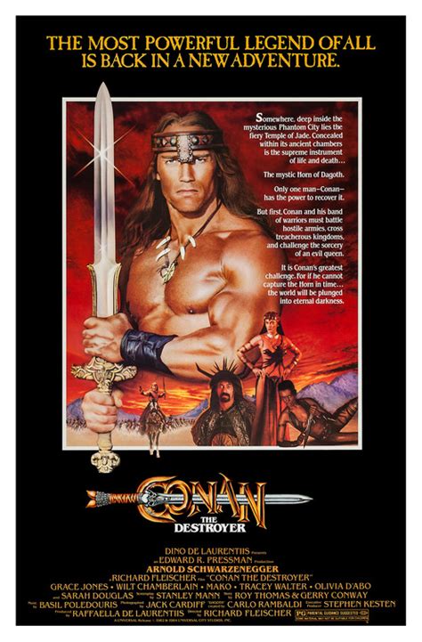 Conan the Destroyer Movie Poster (#1 of 3) - IMP Awards