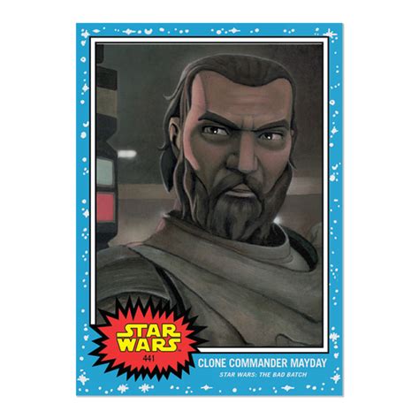 Topps Star Wars Living Set Week Clone Commander Mayday