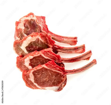 Mutton lamb chops Stock Photo | Adobe Stock