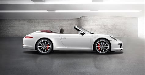 2012 White Porsche 911 Carrera S Cabriolet Wallpapers