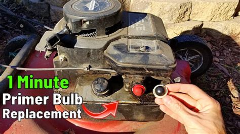 How To Replace Primer Bulb LawnMower Briggs Stratton In 1 Minute