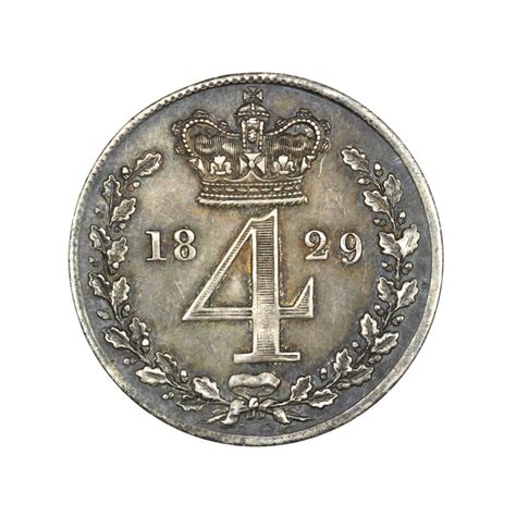 George Iv Ad Silver Fourpence Ad Maundy Coinage