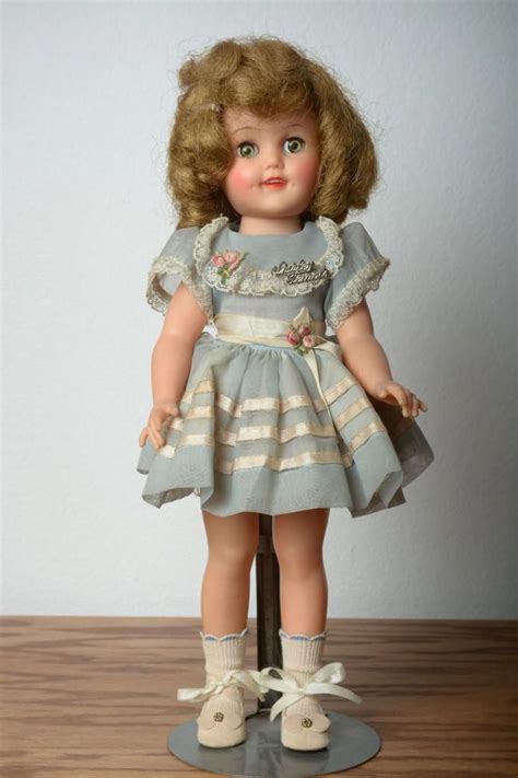 Vintage Ideal Inch Shirley Temple Doll W Original Dress And Ideal