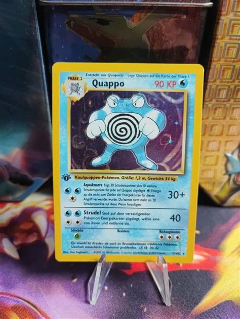 Pokemon Karte Card Quappo Poliwrath 1 Edition Base Set Kaufen Auf