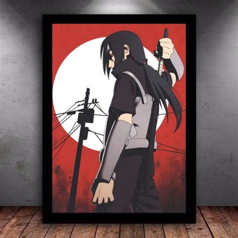 Quadro Decorativo Itachi Uchiha Naruto Shippuden Elo