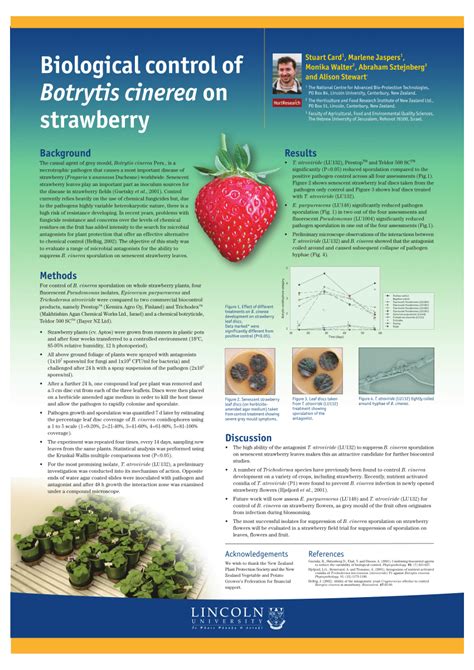 (PDF) Biological control of Botrytis cinerea on strawberry