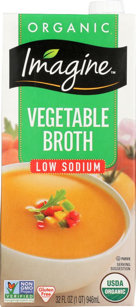 Imagine Organic Low Sodium Vegetable Broth Oz Elements Of Nutrition